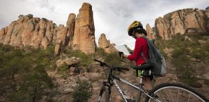 Ciclismo de aventura en el parque
